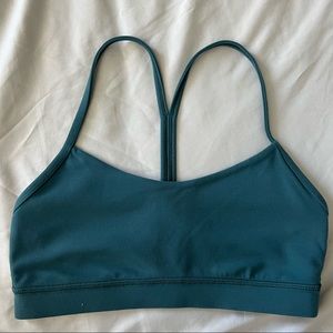 Lululemon Flow Y Bra. Dark green. Size 6.